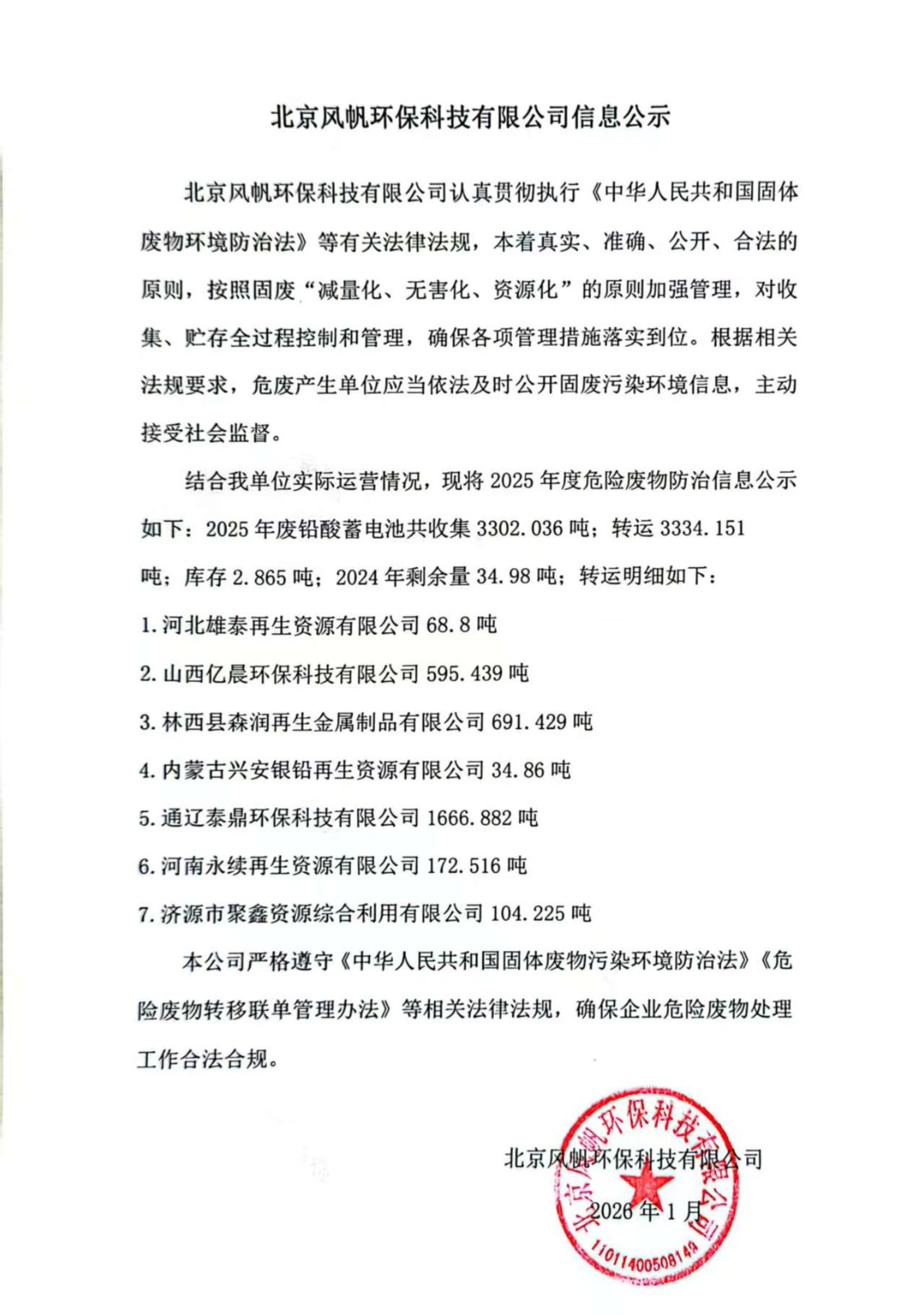D:\我的文件\Downloads\北京風(fēng)帆環(huán)保科技有限公司2025年度危險(xiǎn)廢物信息公示.jpg
